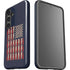Blue Bullet American Flag Galaxy S25 Impact Case